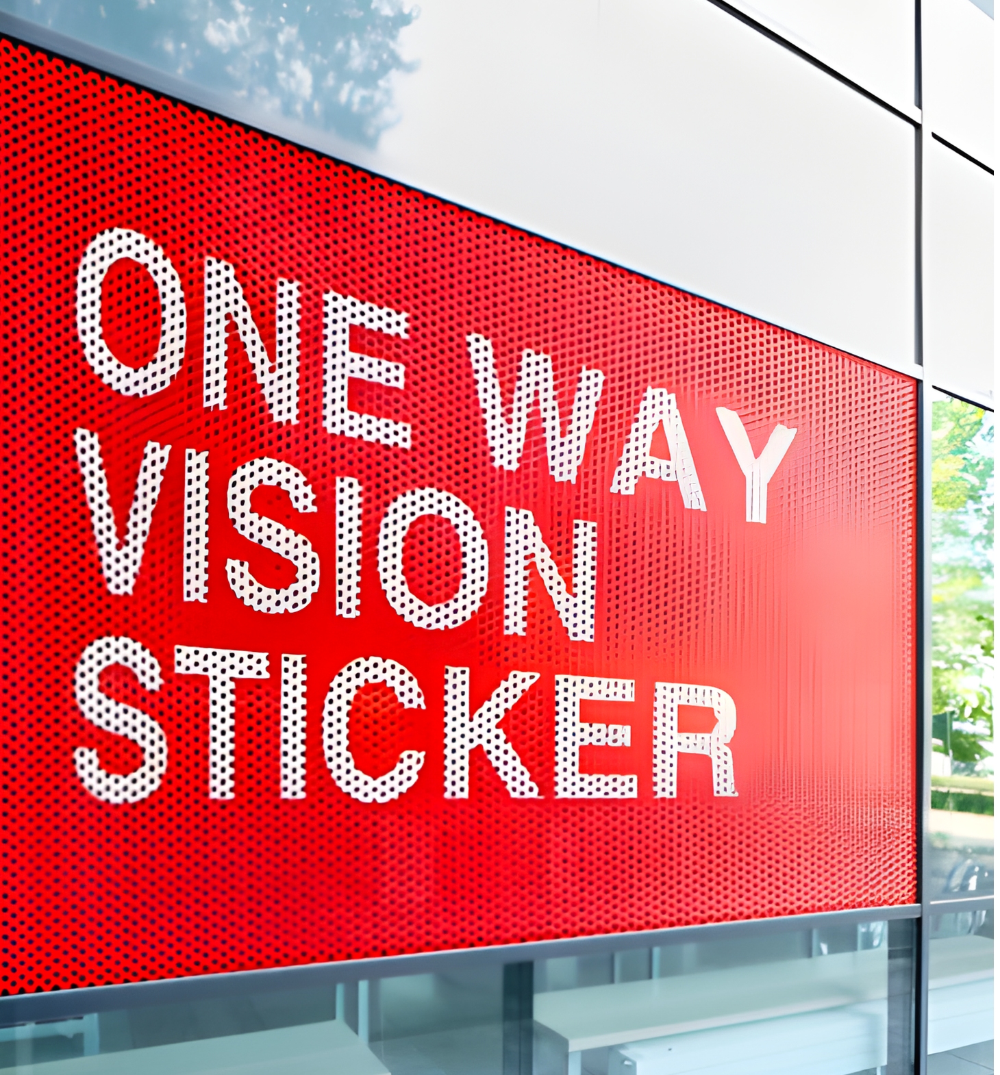 one way vision printing